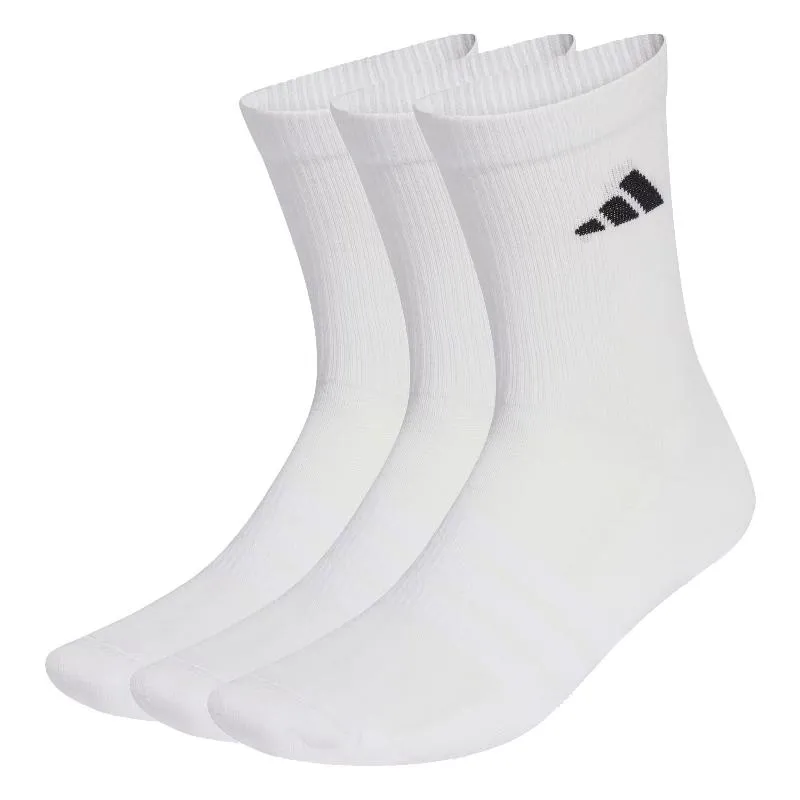 Calcetines Adidas Essentials Crew Blanco 3 Pares