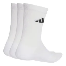 Calcetines Adidas Essentials Crew Blanco 3 Pares