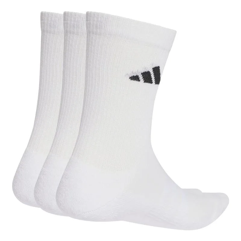Calcetines Adidas Essentials Crew Blanco 3 Pares