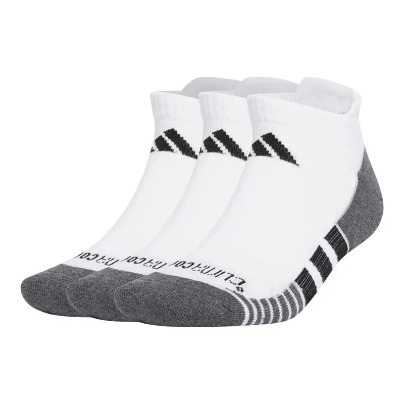 Adidas Low Cut Socks White Black 3 Pairs