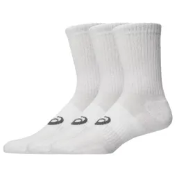 Asics Crew Glossy White Socks 3 Pairs