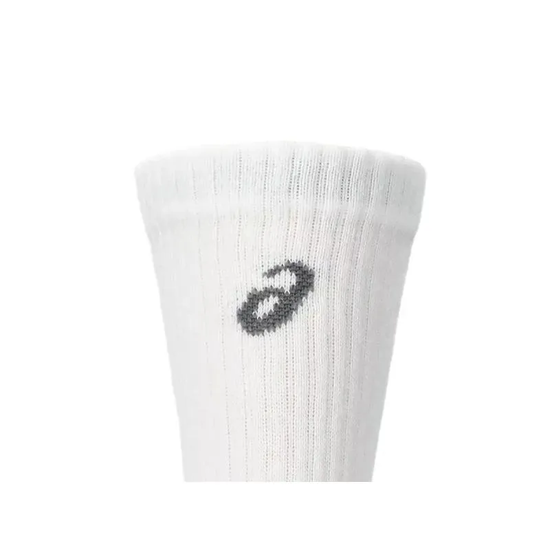 Asics Crew Glossy White Socks 3 Pairs