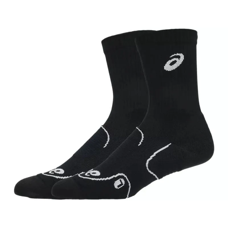 Calcetines Asics Crew Court Tennis Negro 1 Par