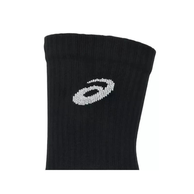 Calcetines Asics Crew Court Tennis Negro 1 Par