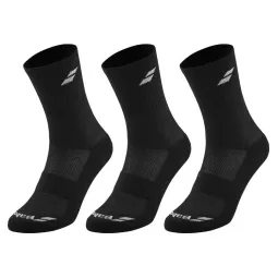 Babolat Medium Black Socks 3 Pairs