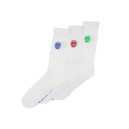 Calcetines Bidi Badu Crispy Crew Move Blanco 3 Pares