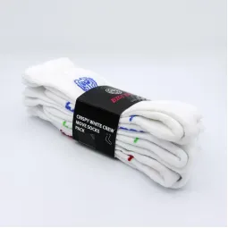 Calcetines Bidi Badu Crispy Crew Move Blanco 3 Pares