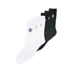 Calcetines Bidi Badu Don Carlito XXL Crew Move Negro Blanco 6 Pares