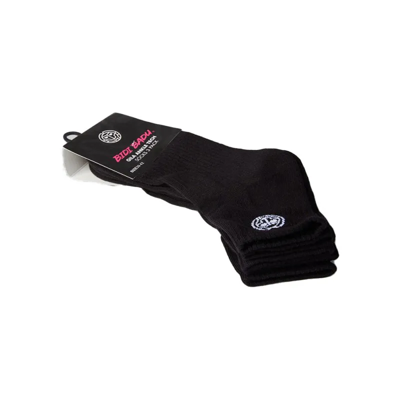 Bidi Badu Gila Black Socks 3 Pairs