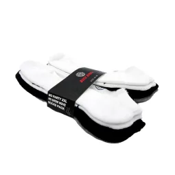 Socks Bidi Badu No Party XXL No show Move Grey Black White 6 Pairs