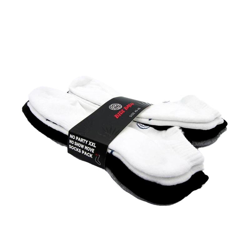 Calcetines Bidi Badu No Party XXL No show Move Gris Negro Blanco 6 Pares - Barata Oferta Outlet