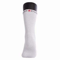 Black Crown High White Socks 3 Pairs