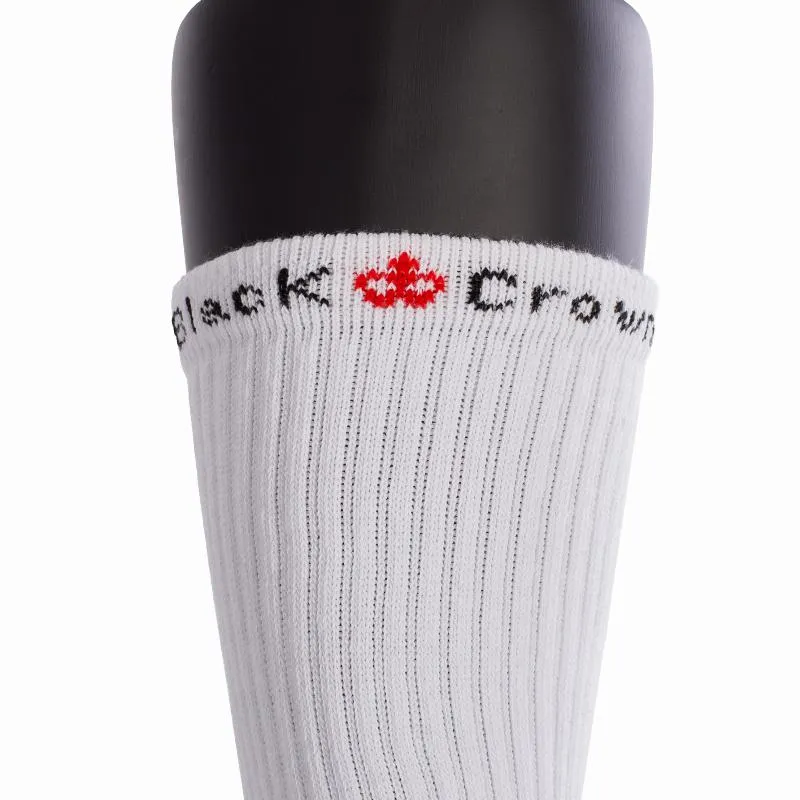Black Crown High WeiÃe Socken 3 Paar