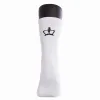 Black Crown Premium High White Socks 1 Pair