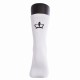 Black Crown Premium High White Socks 1 Pair