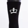 Black Crown Premium High Black Socks 1 Pair