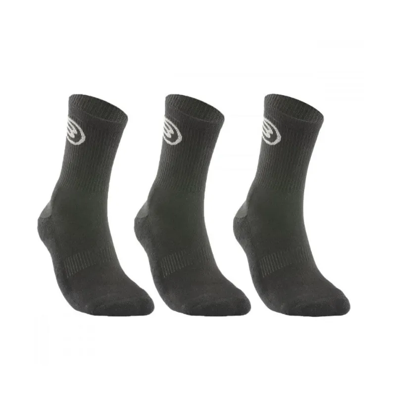 Bullpadel BP252 Socks 3 Pairs Black