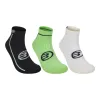Bullpadel BP264 Black Green Bone Socks 3 Pairs
