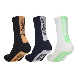Bullpadel BP265 Black Bone Blue Socks 3 Pairs