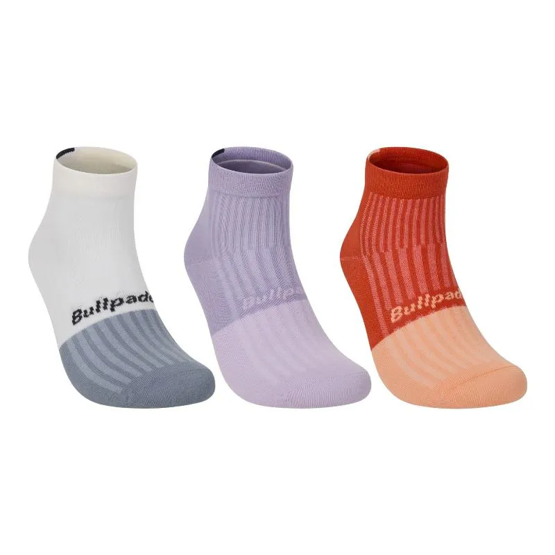 Bullpadel BP266 Bone Purple Grapefruit Socks 3 Pairs