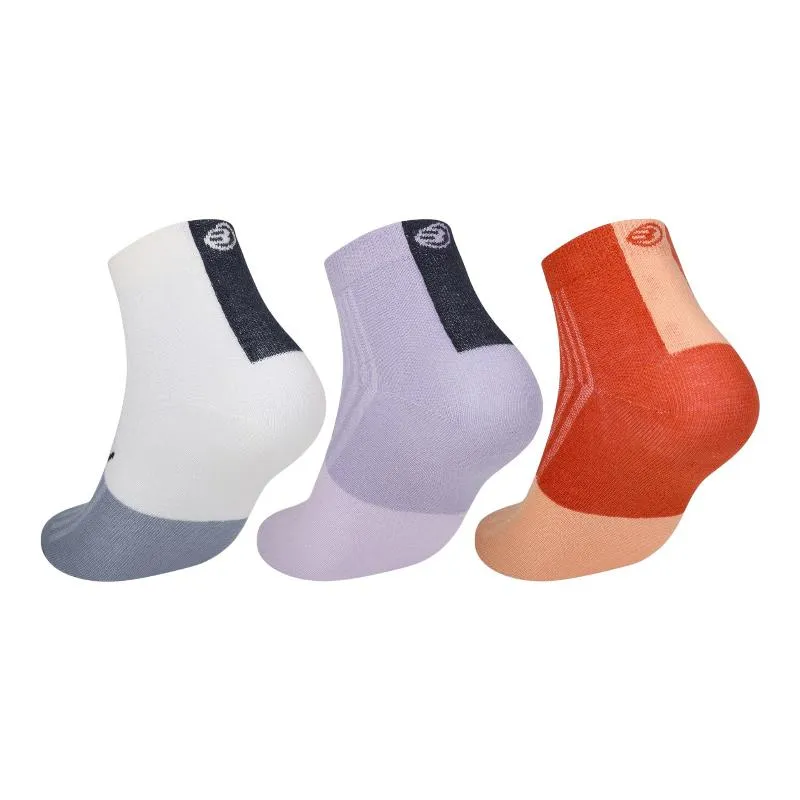Bullpadel BP266 Bone Purple Grapefruit Socks 3 Pairs