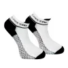 Calcetines Cartri Adler Crew Blanco Negro 1 Par