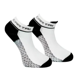 Calcetines Cartri Adler Crew Blanco Negro 1 Par