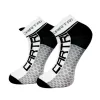 Calcetines Cartri Adler Crew Blanco Negro 1 Par