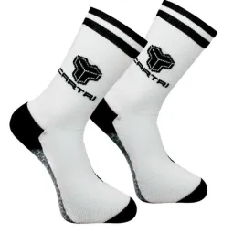 Cartri Adler High White Black Socks 1 Pair