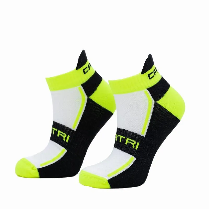 Cartri Slash Crew White Fluor Socks 1 Pair