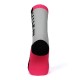 Calcetines Cartri Slash High Blanco Fucsia 1 Par - Barata Oferta Outlet