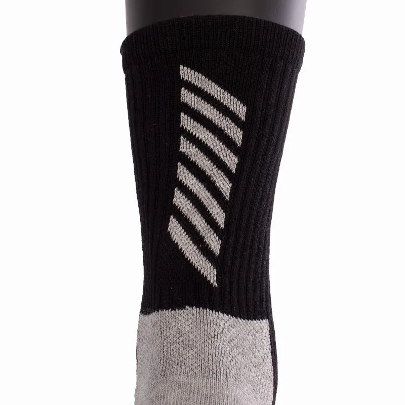 Enebe Future Mid-Calf Socks Black Gray 1 Pair