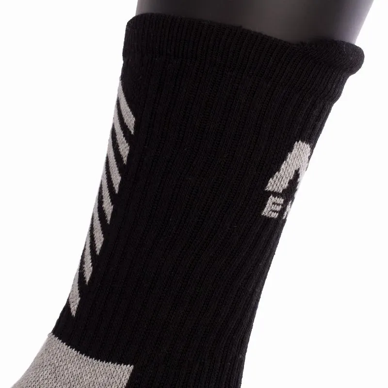 Enebe Future Mid-Calf Socks Black Gray 1 Pair