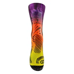 Calcetines Floky S-Mash 3D Fantasy Delhi Negro Amarillo