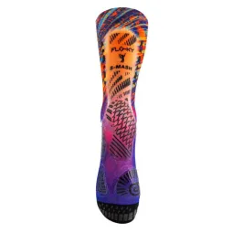 Floky S-Mash 3D Fantasy Rio Socks Orange Blue
