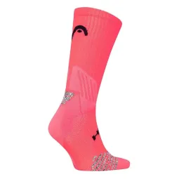 Calcetines Head Performance Padel Crew Coral Fluor 1 Par