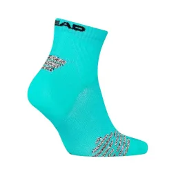 Calcetines Head Performance Padel Quarter Azul Aqua 1 Par