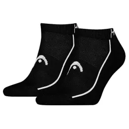 Head Performance Sneaker Black White Socks 2 Pairs