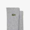 Lacoste Sport Socks High Cut Grey White Blue 3 Pairs