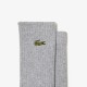 Calcetines Lacoste Sport Corte Alto Gris Blanco Azul 3 Pares - Barata Oferta Outlet