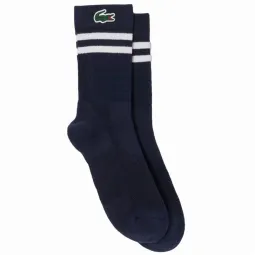 Lacoste Sport High Cut Socken Marineweiß 1 Paar