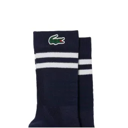 Lacoste Sport High Cut Socken Marineweiß 1 Paar