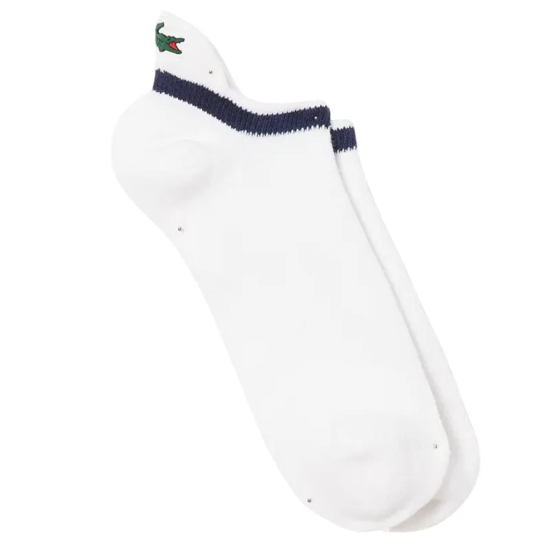 Lacoste Sport Low Cut Socks Navy White 1 Pair