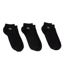Lacoste Sport Low Cut Socks Black 3 Pairs