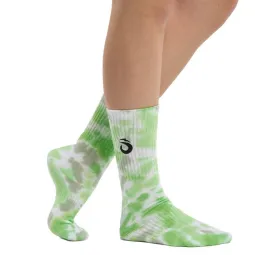 Calcetines Loc Tyedye Verde 1 Par