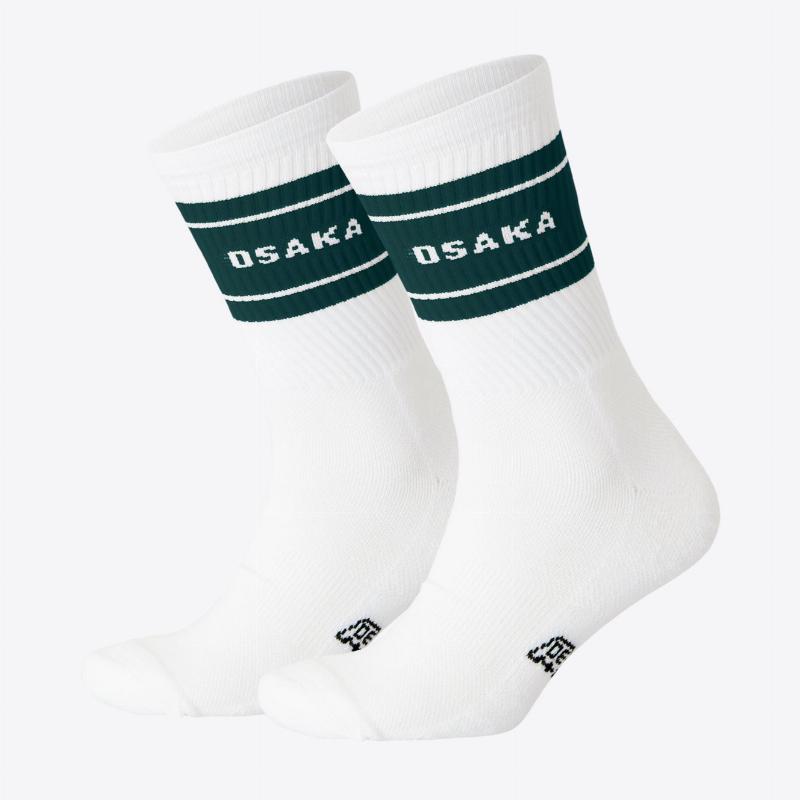 Calcetines Osaka Colourway Verde Pino Blanco 2 Pares - Barata Oferta Outlet