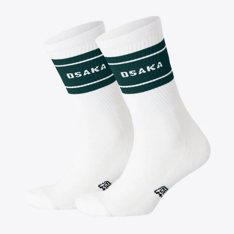 Osaka Colourway Green White Pine Socks 2 Pairs