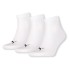 Puma Quarter White Socks 3 pairs
