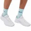 Siux Reveal Mid-Calf Socks White Turquoise 2 Pairs