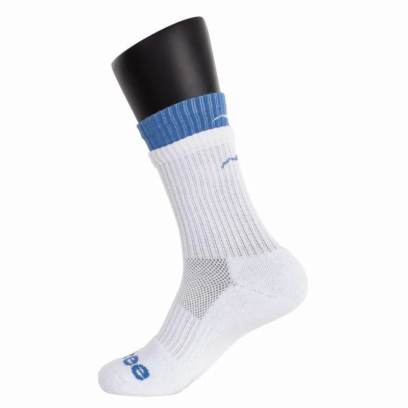 Softee Double White Navy Socks 1 Pair